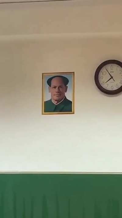 Why did they hang an empty photo frame