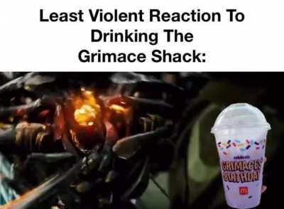 Grimace Claimed Another Life &eth; Rip Lord Megatron