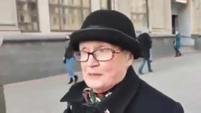 A person kidnapped by the Belarusian security forces during an interview with the activist Nina Baginskaya