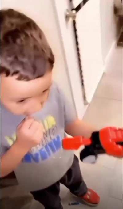 Kid is about to have major trust issues
