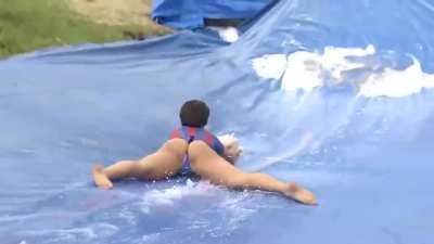 Sliding down