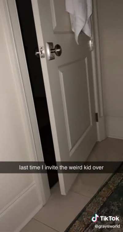 He arrives