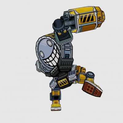 Worked on an enemy for my game. It may look friendly, but that&rsquo;s just facade