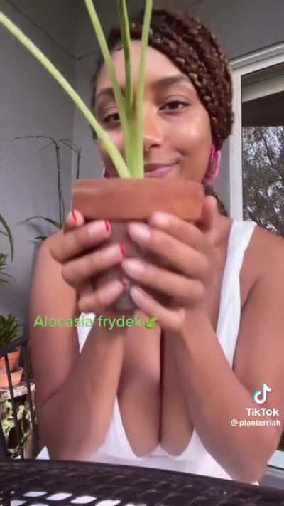 @planterriah showing off the plants