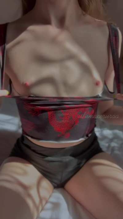 I love my tiny tits