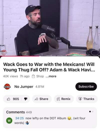 How stupid do you think CUCKLORD felt when he found out Lefty was on Kendrick&rsquo;s new album?🤡🤣