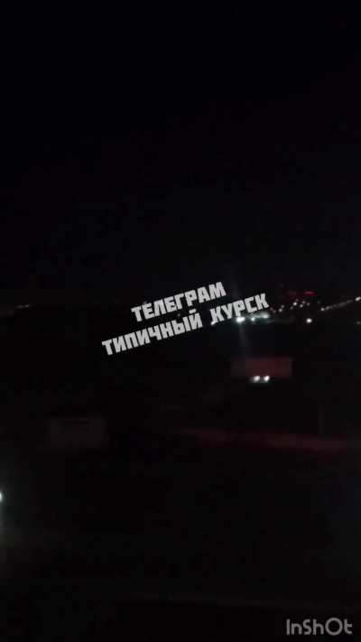 Footage of Ukrainian drones hitting the Kursk region in Russia tonight.
