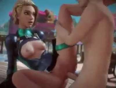 Fortnite Porn On The Beach And On A Bench
