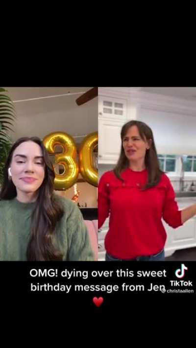 Jennifer Garner Saying Happy Birthday to Her "Younger" Co-Star from 13 Going on 30