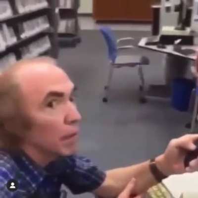 WCGW Watching porn in the library