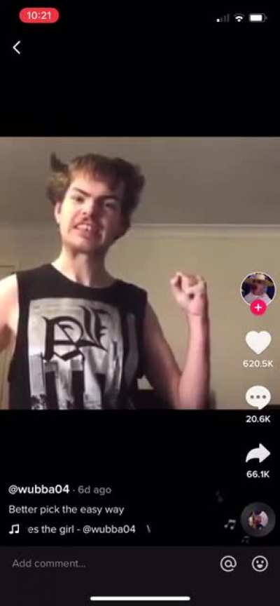 Better tell him if you value your life. He’s making those fisting gestures again