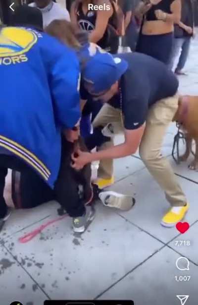 Buddy hit the quick release button