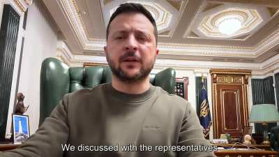 "Everything must be confiscated and used for defense against terror. It is fair to retaliate against a terrorist. It is fair to destroy terrorists. And it is fair to make the terrorist state pay for its actions." - President Zelenskyy's address, 7th Febru