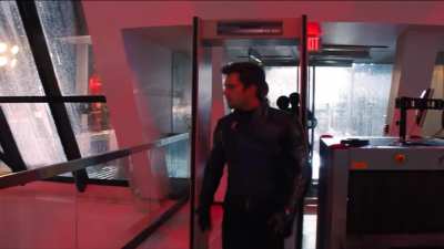 "he can't even walk through a metal detector"