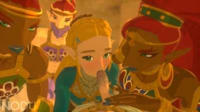 Desert Training with Zelda and Urbosa (nodu) [The Legend of Zelda]