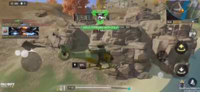 Cazando desde el helic&oacute;ptero, nivel Dios