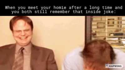 That amazing moment