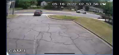 Car pulls out safely and then&hellip;