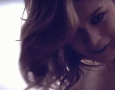 Brie Larson riding