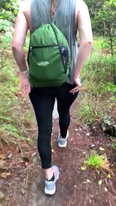 A couple of hikers almost got the same view as you 😘 [GIF]