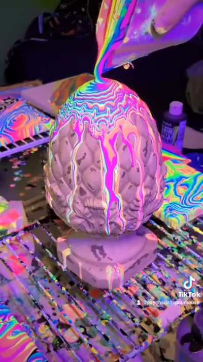 How about some weird glowing art?