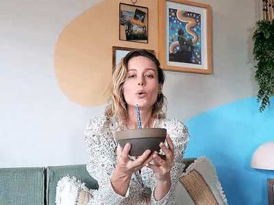 Blowing out a single candle