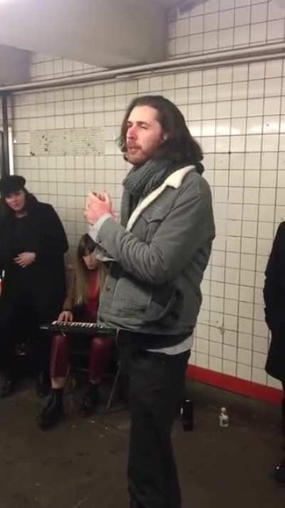 Hozier performs 