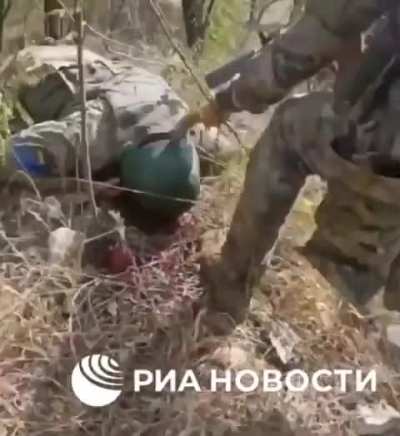 Dead ukrainian soldiers near Kursk