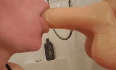 [OC] Sucking a dildo while I wait for a hard cock