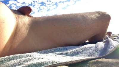 Nothing like mentally fighting an unplanned erection at your local nude beach. Hopefully I didn&rsquo;t creep out that young jogger too much as she came past. 😅