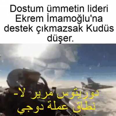 Filistin'de Türk asıllı 2 pilotun muhteşem diyaloğu..