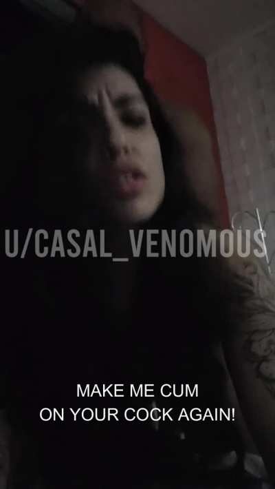 "Make me Cum so my Cuck can Watch it" I said to my 9-inch bull, as he fucked me from behind.