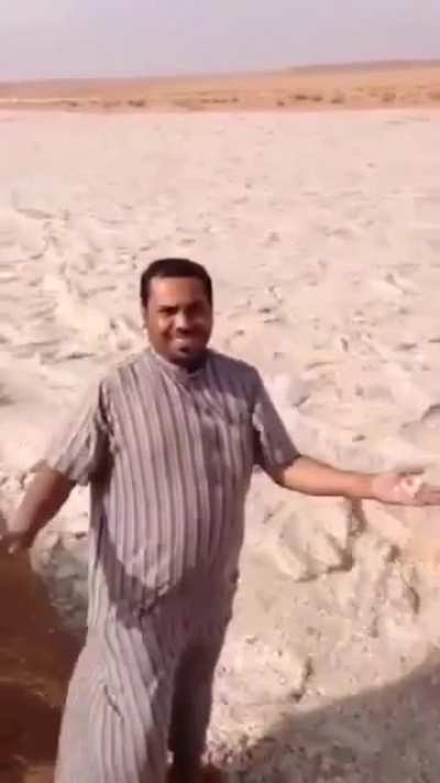 River of sand in Saudi Arabia