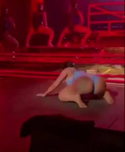 Horny at her show