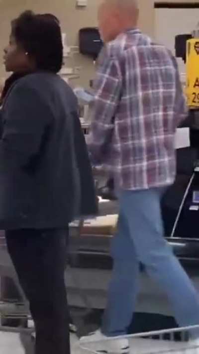 Girl has a tantrum at Walmart