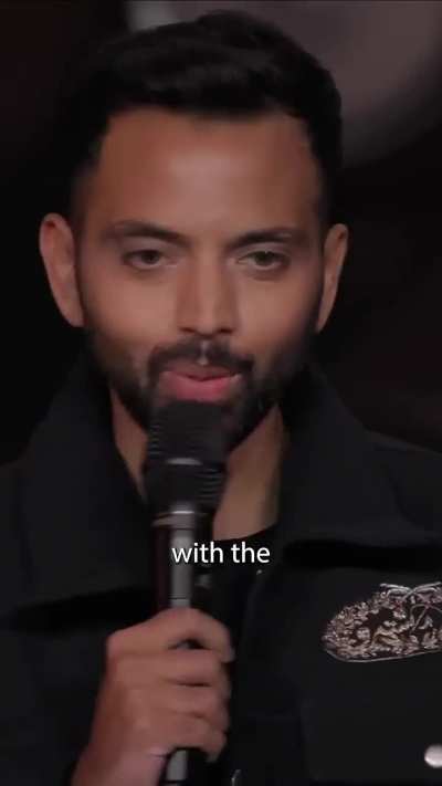 "White girl" shocks the entire comedy show. (Source: Akaash Singh)