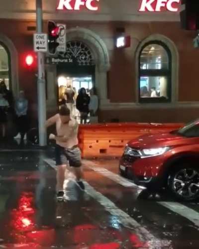 OK good fight, car. Gotta get chicken now.