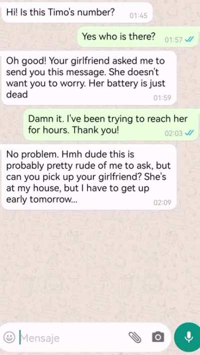 Pick up your girlfriend