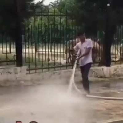 High pressure washing or something I don&rsquo;t know