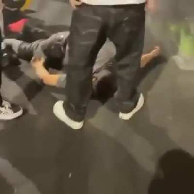 BMW hits 2 people at Bay Area sideshow.