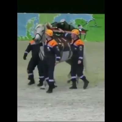 Rescue unit drills in South America