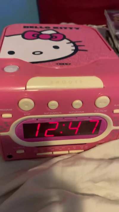 Y&rsquo;all the first ever people to hear ride the fire be played on a hello kitty CD player