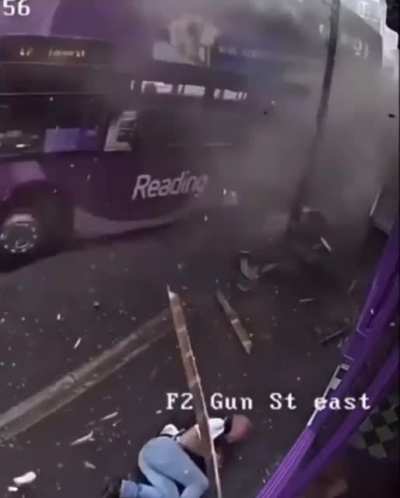 Dude just popped up after like he wasn&rsquo;t just TAKEN OUT BY A WHOLE ASS BUS