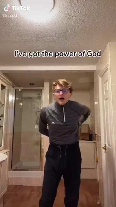 The power of God AND anime on his side!