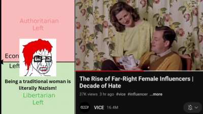 Vice "Far Right" Documentary exposes trad wives.