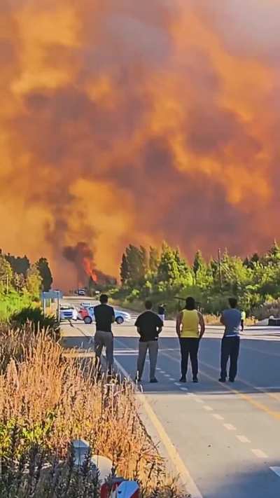 Evacuations under way due to wildfires in El Bolson, Argentina [January 31, 2025]