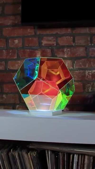 A new glass lamp I recently made.