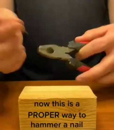 How to hammer things