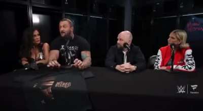 Karrion Kross just dropped a hell of a shoot promo!!! Left announcers speechless.