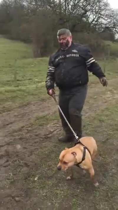 WCGW taking your dog for a walk in the mud!